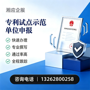 临沂专利试点示范单位申报服务