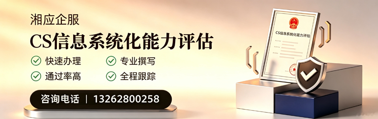 临沂CS信息系统化能力评估申报服务